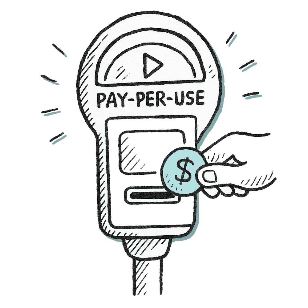 Building a pay-per-use